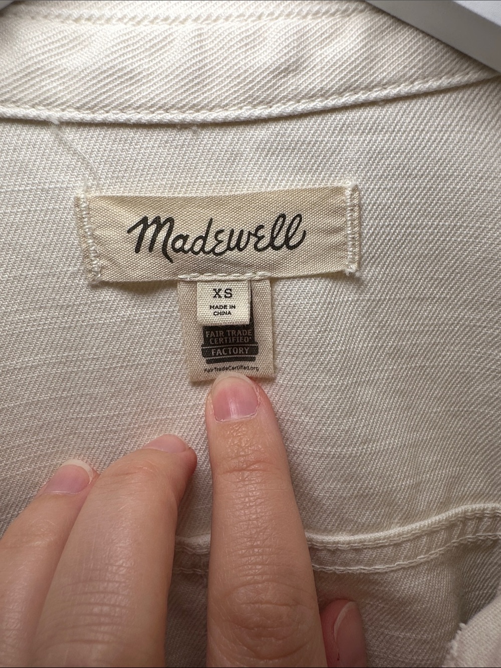 Madewell Garment Dyed Relaxed Coverall Jumpsuit In Antique Cream - Picture 2 of 16